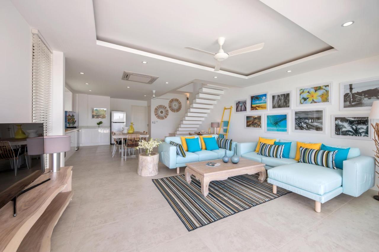 Beachside Villa - B18 - At Bayside Luxury Villas Samrong Bay Beach, 4 Bed 5 Bath, Sea & Sunset Views, Only 200M Walk To The Beach Choeng Mon ภายนอก รูปภาพ