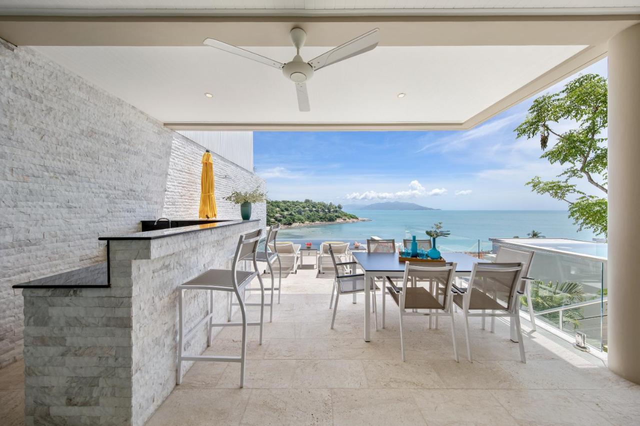 Beachside Villa - B18 - At Bayside Luxury Villas Samrong Bay Beach, 4 Bed 5 Bath, Sea & Sunset Views, Only 200M Walk To The Beach Choeng Mon ภายนอก รูปภาพ